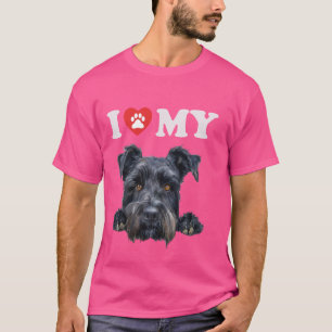 Kerry Blue Terrier Ich höre meinen Hund Funny Dog  T-Shirt