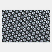 Kerry Blue Terrier Malerei Niedliche Original Dog  Geschenkpapier Set (Vorderseite 3)