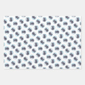 Kerry Blue Terrier Malerei Niedliche Original Dog  Geschenkpapier Set (Vorderseite 2)