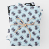 Kerry Blue Terrier Malerei Niedliche Original Dog  Geschenkpapier Set (Beispiel)