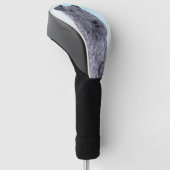 Kerry Blue Terrier Malerei Niedliche Original Hund Golf Headcover (angewinkelt)