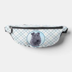 Kerry Blue Terrier Malerei Süße Original-Hunde-Kun Bauchtasche