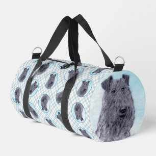 Kerry Blue Terrier Malerei Süße Original-Hunde-Kun Duffle Bag
