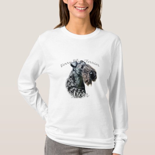 Kerry Blue Terrier Mama 2 T-Shirt (Vorderseite)