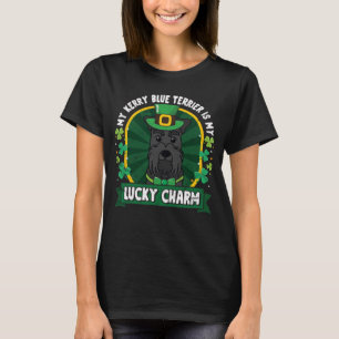 Kerry Blue Terrier St Patricks Lucky Charm Mama Va T-Shirt
