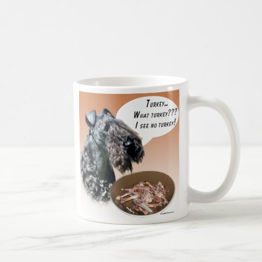 Kerry Blue Terrier Türkei Kaffeetasse (Rechts)