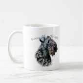 Kerry Blue Terrier Vater 2 Kaffeetasse (Links)