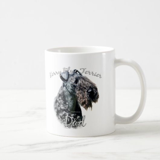 Kerry Blue Terrier Vater 2 Kaffeetasse (Rechts)