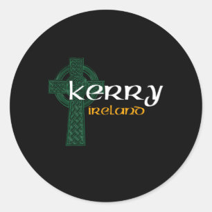 Kerry Ireland Landkreis Celtic Gaelic Football and Runder Aufkleber