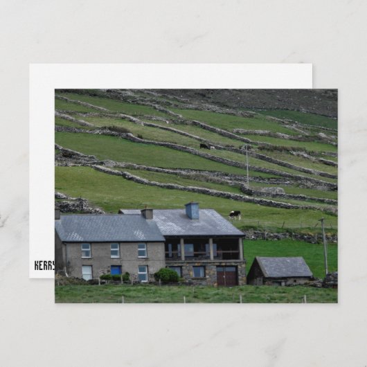 Kerry / Irland Postkarte (Vorne/Hinten)