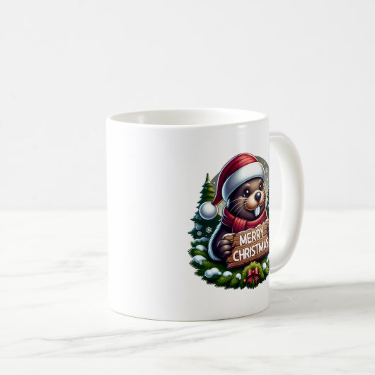 Kerst Bever Kaffeetasse (VorderseiteRechts)