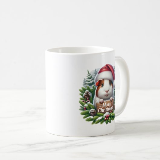Kerst Cavia Kaffeetasse (VorderseiteRechts)