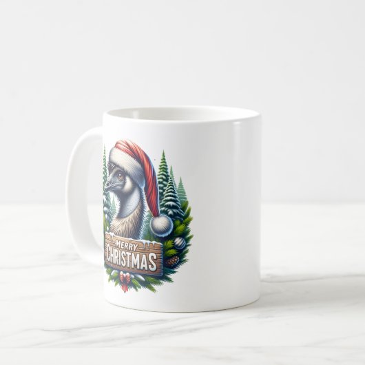 Kerst Emoe Kaffeetasse (Vorderseite Links)