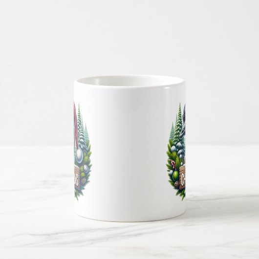 Kerst Emoe Kaffeetasse (Mittel)