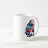 Kerst Flamingo Kaffeetasse (VorderseiteRechts)