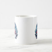 Kerst Flamingo Kaffeetasse (Mittel)