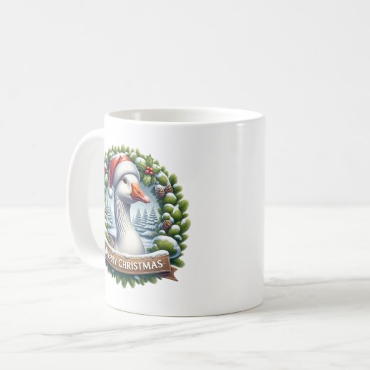 Kerst Gans Kaffeetasse (Vorderseite Links)
