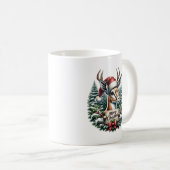 Kerst Gazelle Kaffeetasse (VorderseiteRechts)
