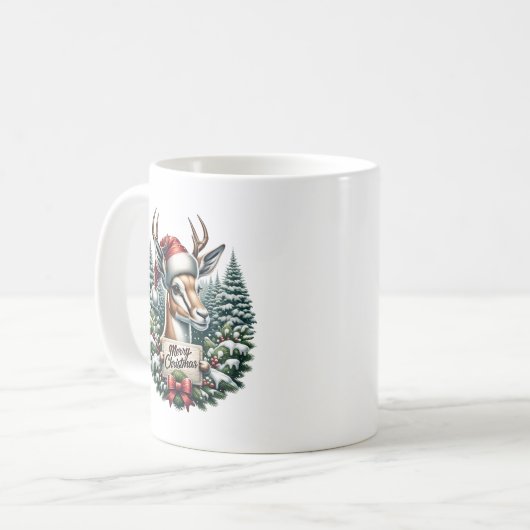 Kerst Gazelle Kaffeetasse (Vorderseite Links)