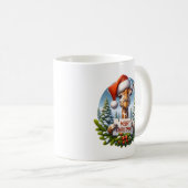 Kerst Giraf Kaffeetasse (VorderseiteRechts)
