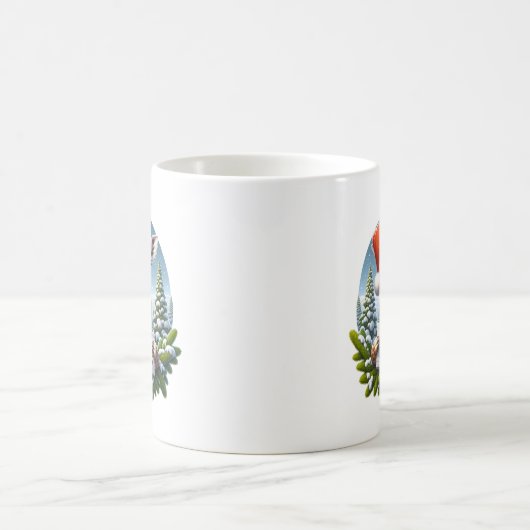 Kerst Giraf Kaffeetasse (Mittel)
