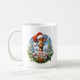 Kerst Giraf Kaffeetasse