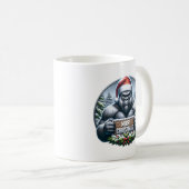 Kerst Gorilla Kaffeetasse (VorderseiteRechts)