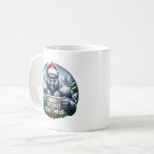 Kerst Gorilla Kaffeetasse (Vorderseite Links)