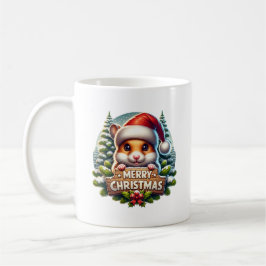 Kerst Hamster Kaffeetasse
