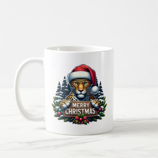 Kerst Jaguar Kaffeetasse (Links)