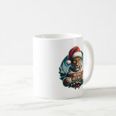 Kerst Luipaard Kaffeetasse (VorderseiteRechts)