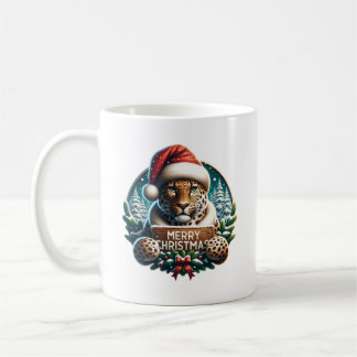 Kerst Luipaard Kaffeetasse