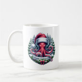 Kerst Octopus Kaffeetasse (Links)