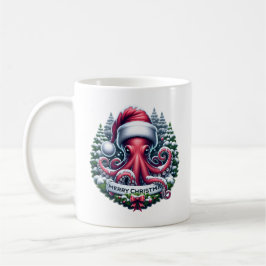 Kerst Octopus Kaffeetasse
