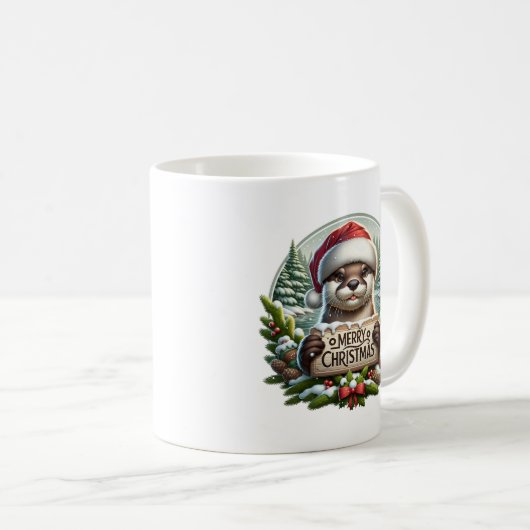 Kerst Otter Kaffeetasse (VorderseiteRechts)