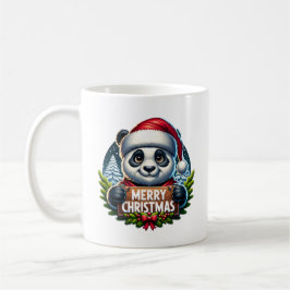 Kerst Panda Kaffeetasse