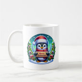 Kerst Penguin Kaffeetasse (Links)
