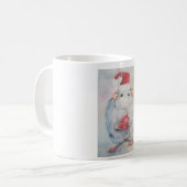 Kerst Schattige Muis met rode kerstboom speelgoed Kaffeetasse (Vorderseite Links)