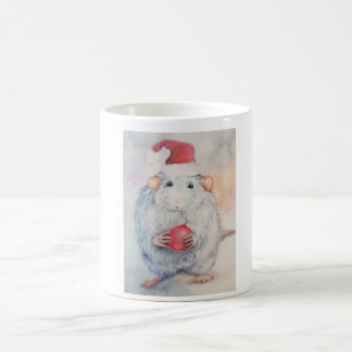 Kerst Schattige Muis met rode kerstboom speelgoed Kaffeetasse