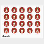 kerst stickers ... (Blatt)