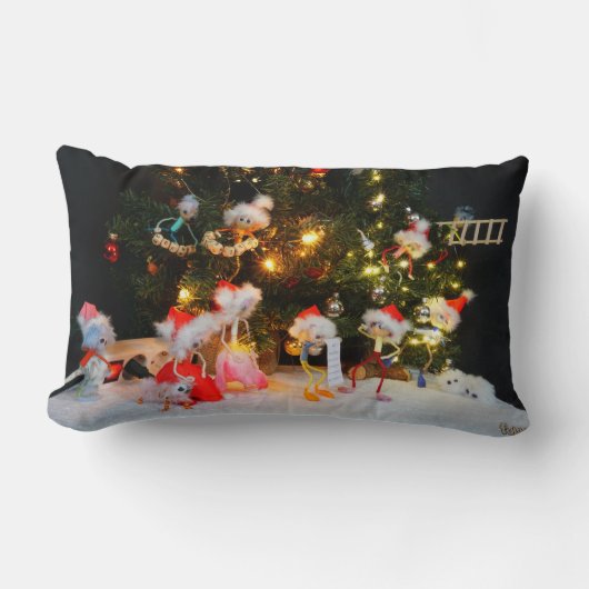 Kerst zoekplaatje van de Fubby's. Lendenkissen (Vorderseite)