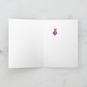 Kerstengel achter de piano karte (Innenseite)