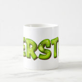 Kerstin Name Kiwi Style Tasse Teetasse Kaffeetasse (Mittel)