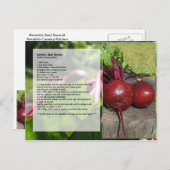 Kerstin's Beet Borscht Rezept Postcard Postkarte (Vorne/Hinten)
