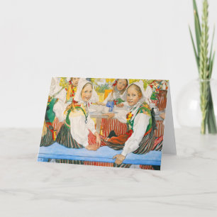 Kerstis Geburtstag von Carl Larsson Karte