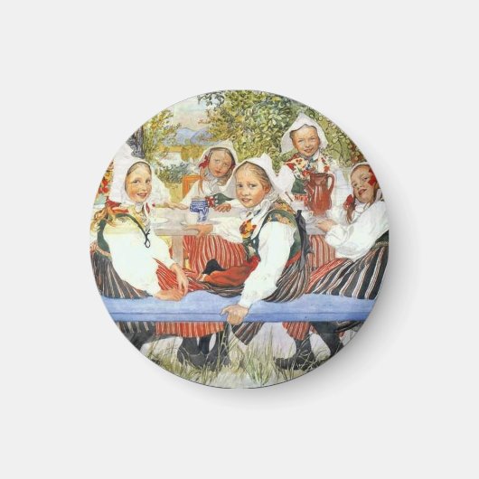 Kerstis Geburtstagspartei Magnet (Vorne)