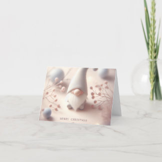 Kerstkaart kabouter feiertagskarte