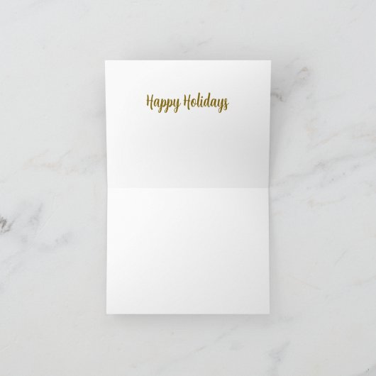 Kerstkaart kabouter feiertagskarte (Innenseite)