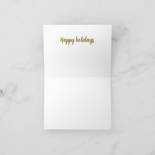 Kerstkaart notenkraker feiertagskarte (Innenseite)