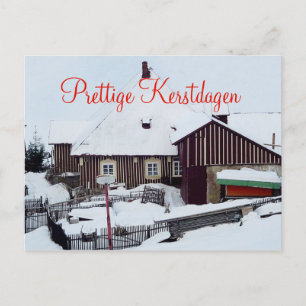 Kerstkaart Prettige Kerstdagen Postkarte